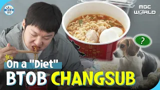 [SUB] CHANGSUB's odd weight-loss meal #BTOB #LEECHANGSUB