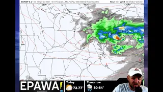 Daily forecast video Monday October 25th, 2021