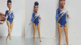 Barbie doll gymnastics leotard