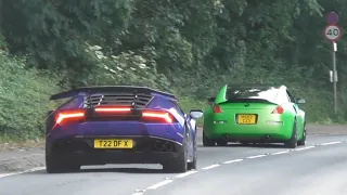 Cars arriving at the Elvaston castle mega meet 2021