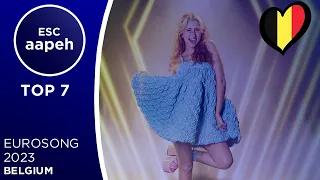 Eurosong 2023 [Belgium] - Top 7