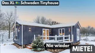Discount Tiny House 2023: Baugenehmigung nahezu einfach. 3 ZKB. 1 Tag Aufbauzeit. 2 Personen Lodge.