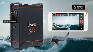 LiveU Solo SDI/HDMI Wireless Streaming Encoder : HD Streaming To Facebook, Youtube, Twitter & More