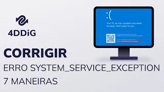 Como corrigir erro SYSTEM_SERVICE_EXCEPTION(Evite tela azul) | 7 Maneiras!