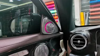 Burmester Audio Speaker Installation Mercedes Benz | VIP Line Auto Accessories