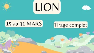 LION - 15 au 31 MARS - Boulersement, le bonheur revient