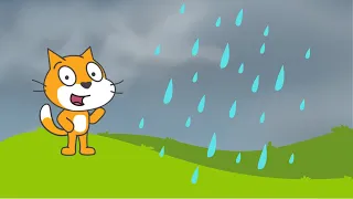 Creating Rain in Scratch