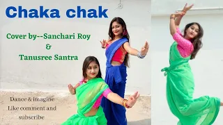 Chaka Chak Dance cover |Akshay k,Sara A K,Danush,Shreya G,Bhushan K | Sanchari X Tanushree