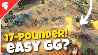 Company of Heroes 3 - 17-POUNDER! - British Forces Gameplay - 4vs4 Multiplayer - No Commentary