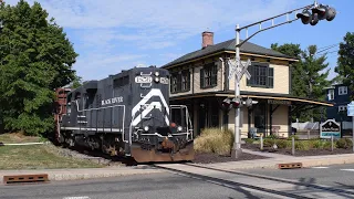 A Short Chase Of Black River's Saturday Freight, Railfanning, Ringoes - Flemington, NJ 8/20/22