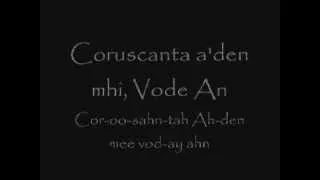 Vode An (Mando'a Lyrics and pronounciation)