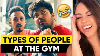 Arab Girl REACTS to Types Of People At The Gym by @Jordindian