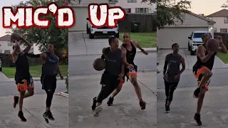 His Training Arc Begins! Mic'd Up 1v1 Basketball #basketball