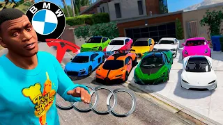 COLECIONANDO CARROS BILIONÁRIOS DO FRANKLIN NO GTA 5