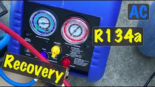 How to Recover R-134a Refrigerant from an Automobile using Mastercool 69000 + 69500 Equipment