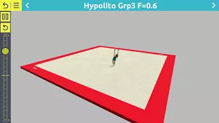 Gymnastics -  “Hypolito” floor element