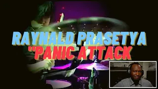 Drummer Reacts - Raynald Prasetya "Panic Attack" By Dream Theater #rayprasetya