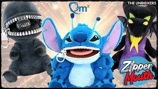 Zipper Mouth Stitch, Maleficent & Xenomorph Plushes by QMx