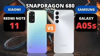 Xiaomi Redmi Note 11 vs Samsung Galaxy A05s | With Snapdragon 680 Who is Better? | PHONE COMPARISON