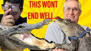 This isnt going to end well... Emotional support alligator