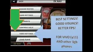 BEST VIDEO SETTINGS IN NBA2K20 MOBILE/ANDROID