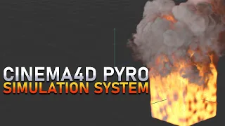 Cinema4D 2023 New Pyro Simulation Tutorial