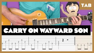 Kansas - Carry On Wayward Son - Guitar Tab | Lesson | Cover | Tutorial - Randy Marsh