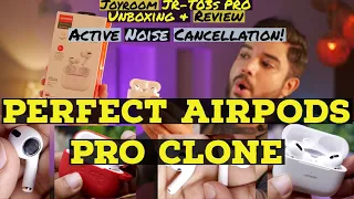 Joyroom JR T03s Pro Airpods | Perfect Clone Of Airpods Pro | Noise Cancelation & Transparency Mode |