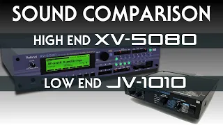 Comparison: XV 5080 High End & JV 1010 Low End