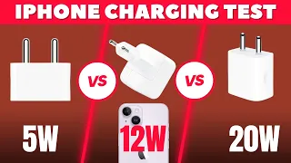 iPhone Charging Test: 5W vs 12W vs 20W