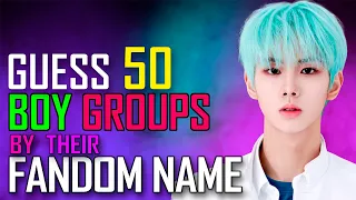 [KPOP GAME]  CAN YOU GUESS THE BOY GROUPS BY THEIR FANDOM NAME