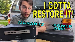 Restoring A Marantz 240 Power Amplifier