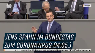 Jens Spahn am 7. Mai im Bundestag: Rede zum Zweiten Bevölkerungsschutz-Gesetz