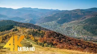 Autumn in the Ukrainian Carpathians - 4K Nature Documentary Film - Part 1