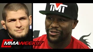 Floyd Mayweather Still Open To Fight Khabib Nurmagomedov: "I'll Take Care of Him Too"