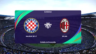 HNK Hajduk U19 vs Milan U19 (21/04/2023) Semi-final UEFA Youth League PES 2021