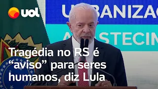 Lula sobre as enchentes no RS: 'Só teremos a dimensão do que foi esse desastre quando a água recuar'