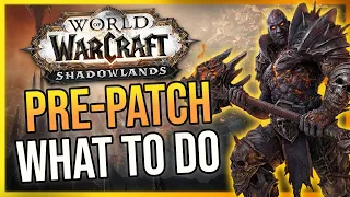 Shadowlands PRE-PATCH! 5 Must Do's! Expansion Prep - Let's Get Sexy | WoW PTR