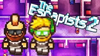 The Dysfunctional Inmates Locked in Prison! - The Escapists 2 Gameplay Preview - Multiplayer
