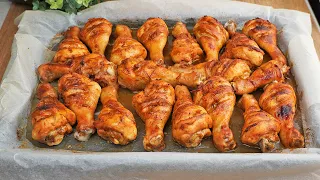 Great marinade! I bake an entire baking sheet of chicken drumsticks at once