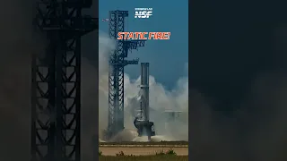 Static FIRE! Starship Booster 9 Engine Test