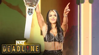 Cora Jade crashes the NXT Women's Title picture: NXT Deadline 2023 highlights