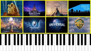 FİLM STÜDYO İNTRO MÜZİKLERİ | PIANO COVER (FOX - UNIVERSAL - COLUMBIA - DISNEY - PARAMOUNT ...)