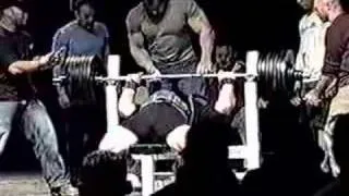 Scot Mendelson 715 Raw Bench Press World Record