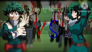 Original gender MHA VS Opposite gender MHA // Gacha Club // Singing Battle // MHA // Bakudeku //