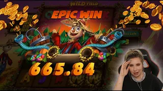MEGA BIG WIN ON WILD YIELD SLOT FROM RELAX!!! CRAZY HIT ON UNDERRATED SLOT!
