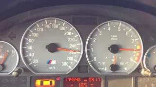 E46 M3 0-298 km/h. (CSL Airbox, Alpha-N, Frank Smith/TuningTech)