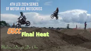 85cc Class final heat.4th leg of Motorace series 2024.Anton Cortez 🆚 Dave Emas.Mabini race