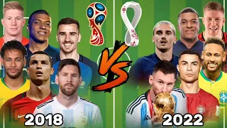 2018 World cup Legends VS 2022 World cup Legends 🔥💪(16 vs 16)#video #football