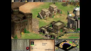 Battle ||Age of Empires 2 || Saladin || Mission 4  || The Siege of Jerusalem